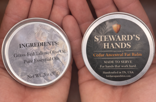 Steward's Hands Men's Tallow Balm