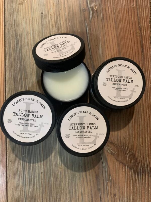 STEWARD'S HANDS - TALLOW BALM (CEDAR & FIR EO BLEND)) AMBER JAR 2OZzP