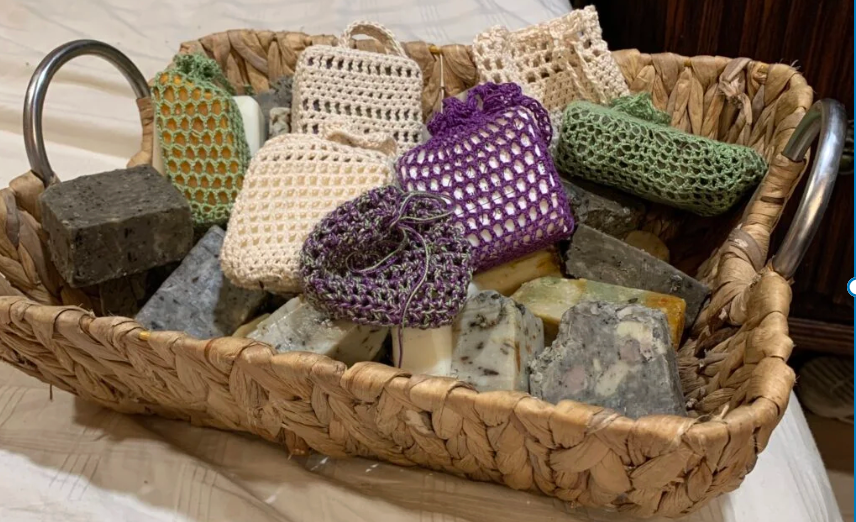 My crocheted soap savers