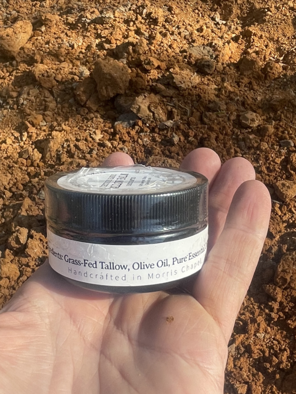 PURE HANDS - BARE TALLOW BALM (FRAGRANCE-FREE) AMBER JAR 2OZ