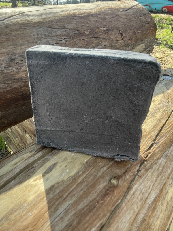 c soap 10 STEWARD'S HANDS CHARCOAL HONEY TALLOW CEDAR SOAP